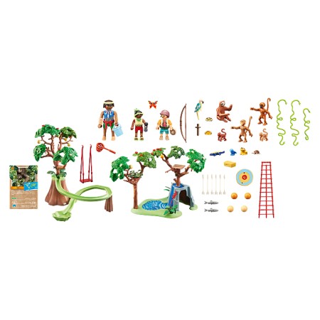 Playmobil wiltopia -  parque infantil jungla tropical