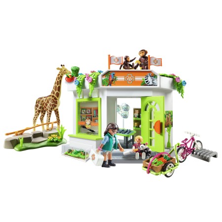 Playmobil family fun consulta veterinaria en el zoo