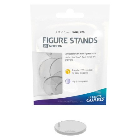 Soportes de figuras ultimate guard small peg vintage 20 unidades