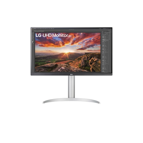 Monitor lg led ips 27up85np - w 27 pulgadas 3840 x 2160 hdmi displayport usb altavoces reg. altura