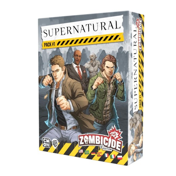Juego de mesa zombicide 2e: supernatural character pack 1 edad recomendada 14 años