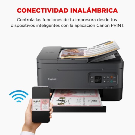 Multifuncion canon pixma ts7450i inyeccion color wifi -  duplex impresion -  negro ppp