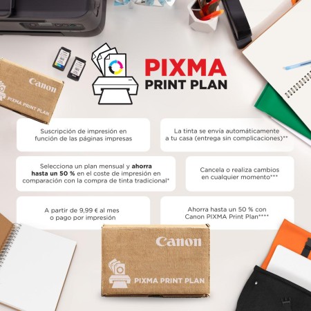 Multifuncion canon pixma ts7450i inyeccion color wifi -  duplex impresion -  negro ppp