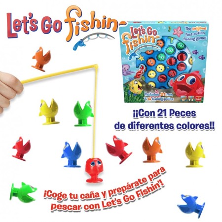 Juego de pesca para niños goliath let´s go fishing