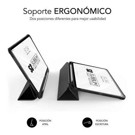 Funda tablet sublim clear shock case para samsung galaxy tab s9+ - s9 fe+ 12.4 pulgadas negra