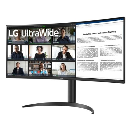 Curva lg 34wr55qk - b 34 pulgadas 3440 x 1440 5ms hdmi displayport reg. altura