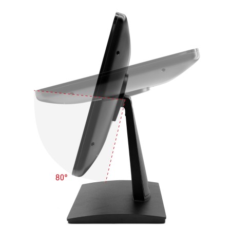 Monitor lcd  led táctil negro 15 pulgadas