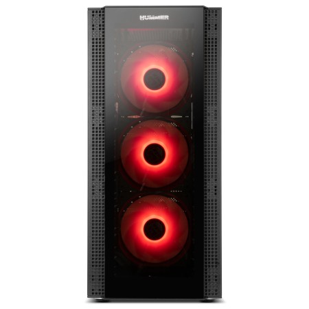 Caja ordenador gaming nox hummer horus atx  1 x usb 3.0 2 x usb 2.0 4 x 120mm argb