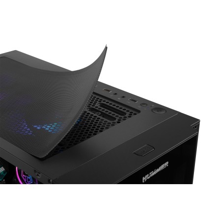 Caja ordenador gaming nox hummer horus atx  1 x usb 3.0 2 x usb 2.0 4 x 120mm argb