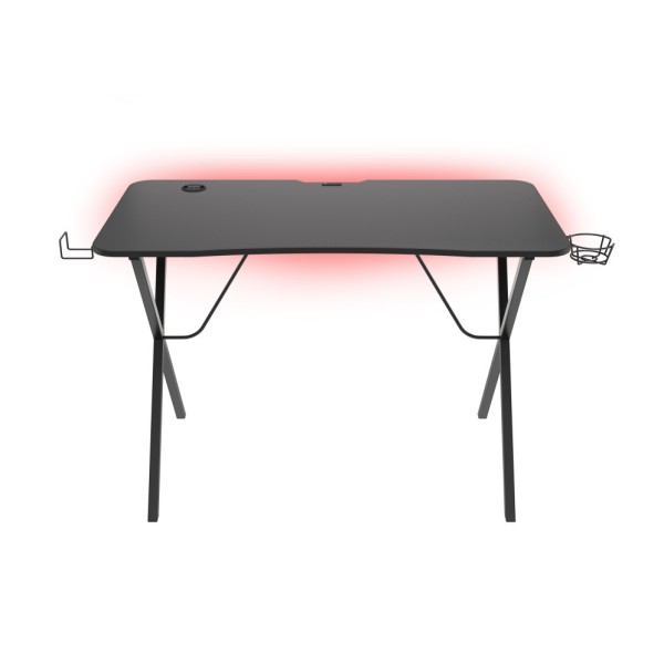 Mesa gaming genesis holm 200 rgb negro carbono