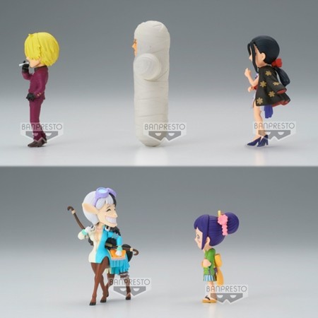 Figura banpresto one piece world collectable figure - wanokuni onigashima 5 -  4 - 7cm 12 unidades