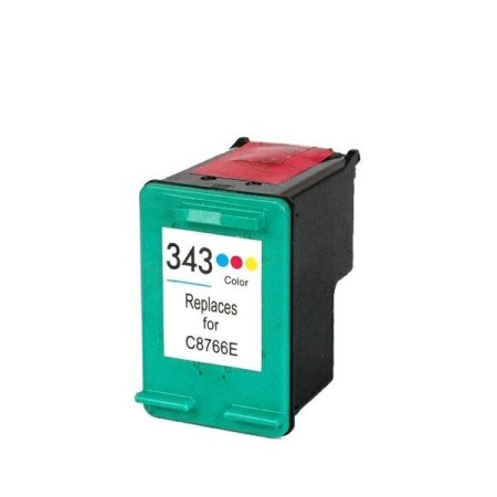 Cartucho de tinta compatible dayma hp n343 color c8766e