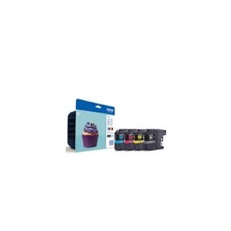 Pack cartuchos tinta brother lc123valbp negro cian magenta amarillo 600 paginas mfc - j870dw -  mfcj470dw -  dcpj152w -  dcpj132
